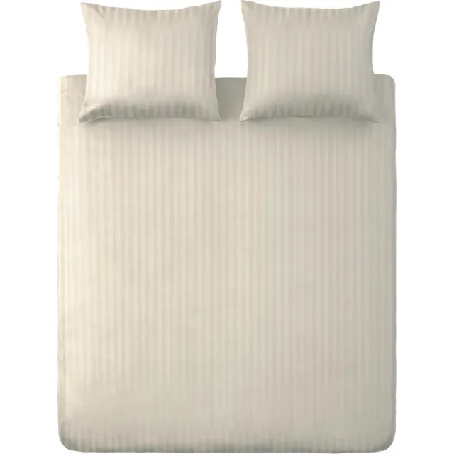 Ten Cate Hotel Dekbedovertrek - Dekbedovertrek 200 x 200 tweepersoons - Dekbedovertrekken - Dekbedovertrek 200x220 - Satijn - Naturel