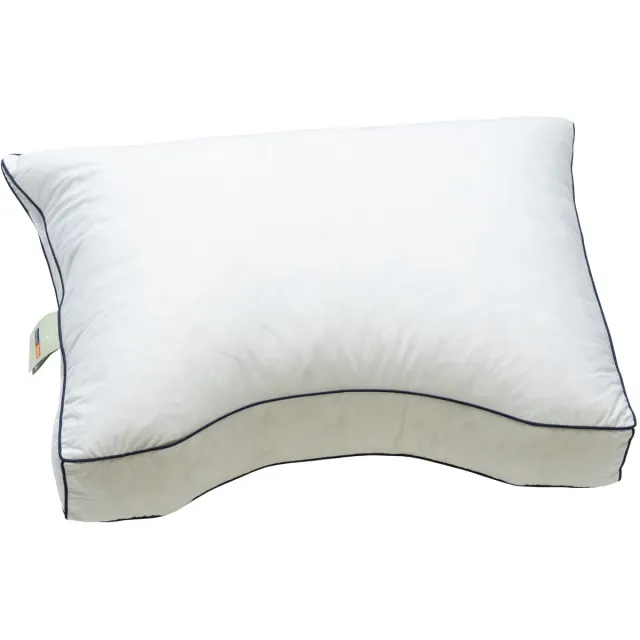 totaalBED Hoofdkussen Mira dons & latex - 60x70 cm - zij en rug Wit
