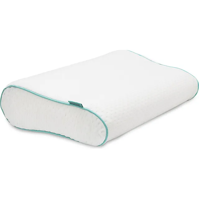 New Bed Visco-Elastisch Traagschuim Hoofdkussen 38x59 cm – Ergonomisch Nek- en Schouderkussen – Dubbele Hoogte 8 & 10 cm – Koelend & Ademend – Voor Rug- en Zijslapers Visco-elastisch memoryfoam hoofdkussen