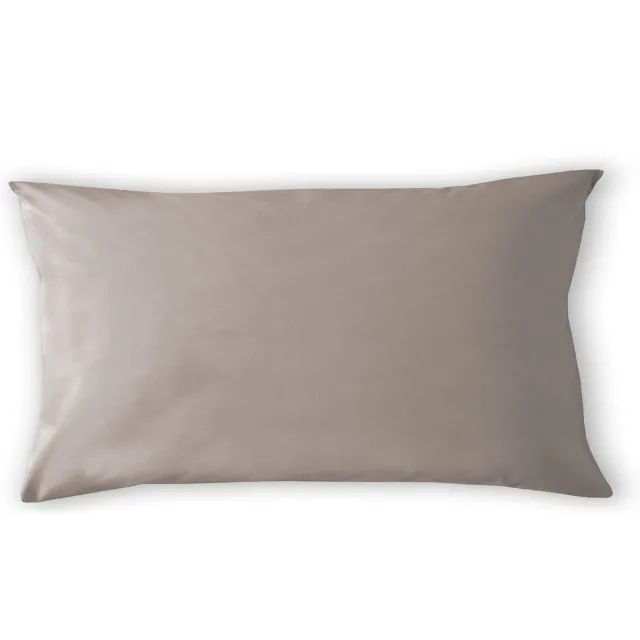 Cinderella Kussenslopen met rits - Flanel - 80x80 cm - Taupe - 2 stuks