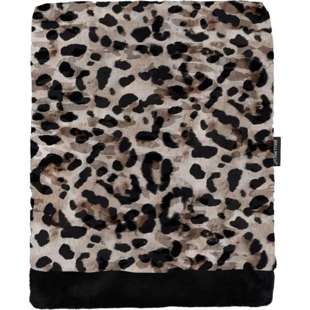 Melli Mello Most Wanted - Plaid - Fleecedeken - Crocoprint - Luxe - Zacht - Luipaardprint