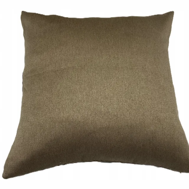 firanykraśnik Decoratieve Kussenhoes Donker Beige Structuur 45x45 cm