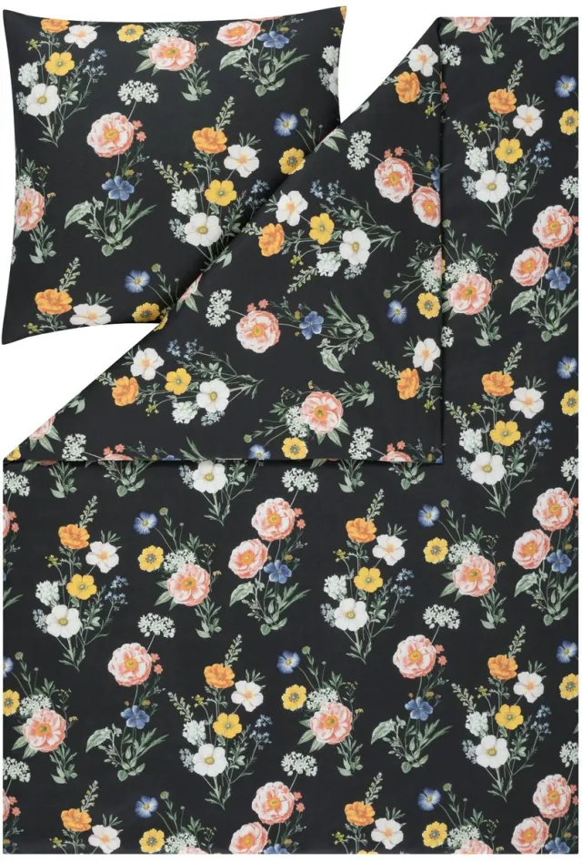 Estella Fiona - Dekbedovertrekset - Mako-interlockjersey - 140 x 200 cm - Geel