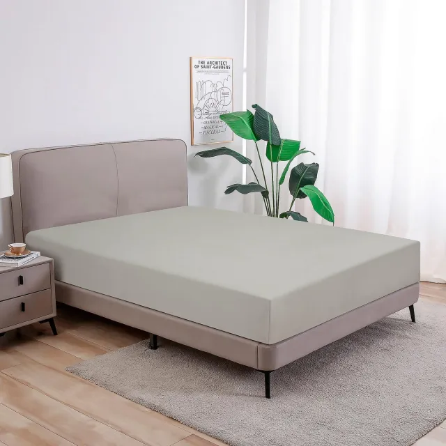 Ibenzoa Hoogwaardige Zachte Jersey Katoenen Hoeslakens Voor Optimaal Slaapcomfort In Diverse Kleuren En Maten beige
