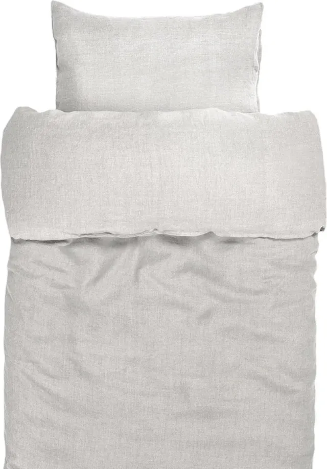 Himla Sunshine dekbedovertrek ash 140 x 220 cm