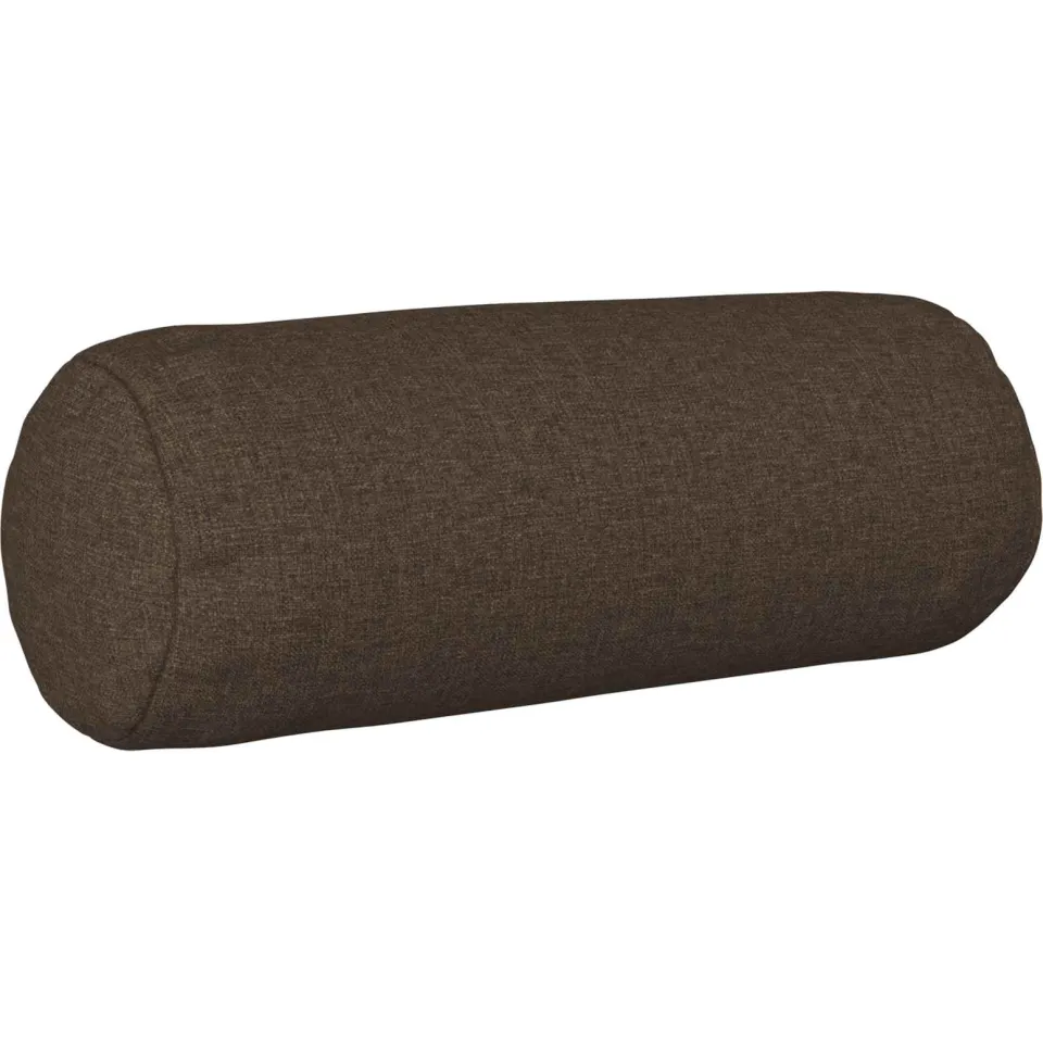 vidaXL Kussensloop 6 st HEERLEN Taupe Dia. 15 x 40 cm Stof