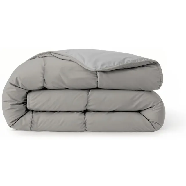 Zelesta Comfort Duo Zomerdekbed - Grijs & Zachtgrijs 200x200cm