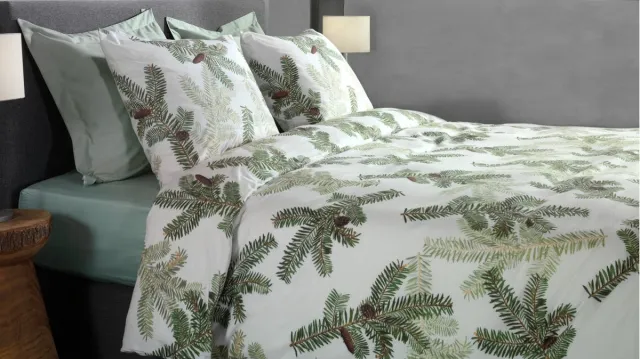 Heckettlane Heckett Lane - Flanel dekbedovertrek Bial (Timid White) - 240x200/220 cm
