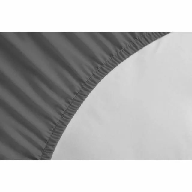 HOME LINGE PASSION Verstelbaar onderlaken HOME LINGE PASSION HP71770 Grijs Antraciet + 30 cm Antracietgrijs