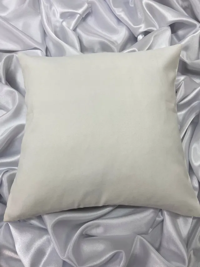 firanykraśnik Decoratieve Kussenhoes 40x40cm Velours EFE Crème Zacht