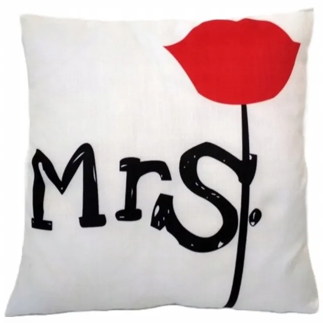 Granda Decoratieve Kussenhoes Wit 45x45cm - Unieke Cadeau