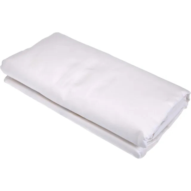 Ibenzoa Zachte Katoenen Hoofdekussenhoes - Uni Wit - 80x190 cm - Comfortabel en Duurzaam
