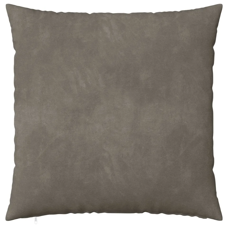 vidaXL Kussensloop 6 st HEERLEN Lichtgrijs 60 x 60 cm fluweel
