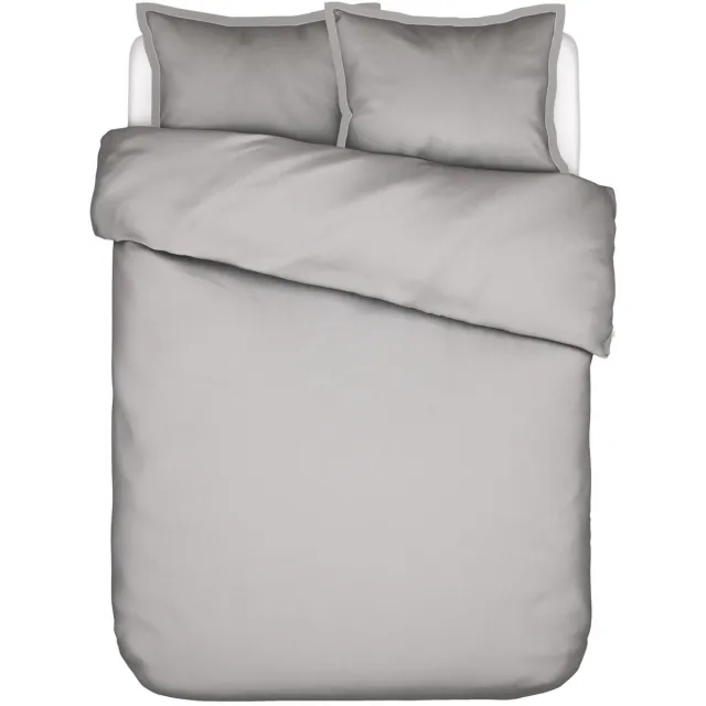 Essenza Aziza Dekbedovertrek Egyptisch Katoen Cloud grey - Lits-Jumeaux XL – 260x200/220 cm