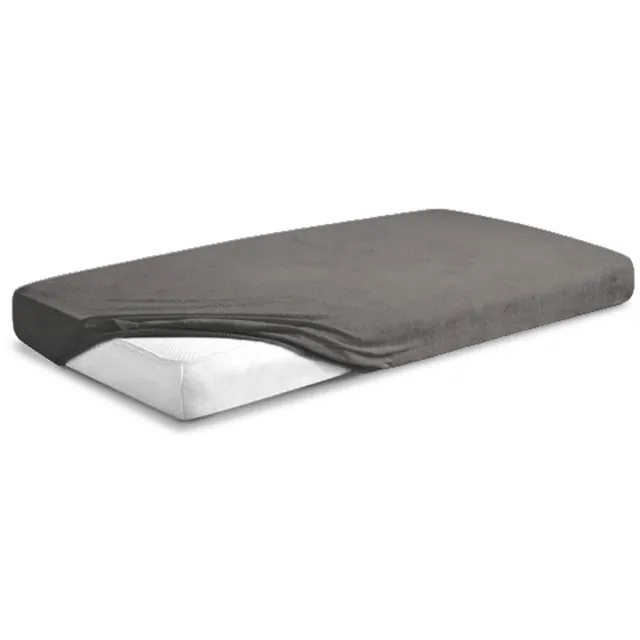 Matex Frotte Premium - Hoeslaken - 90x200 cm - Grafiet