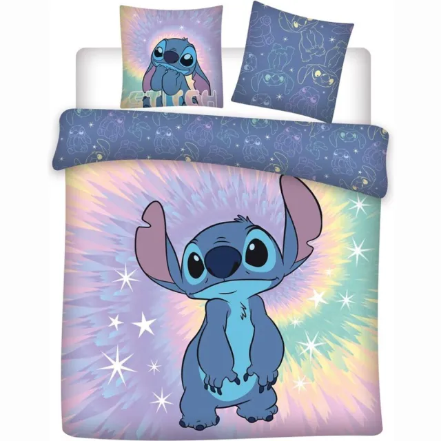 Disney Lilo & Stitch Stitch Dekbedovertrek Space - polykatoen Multi Colour