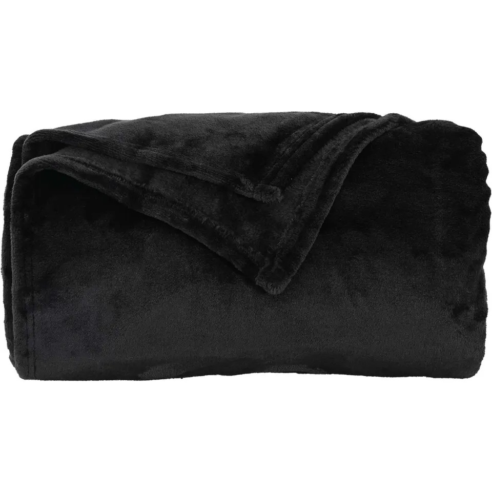 vidaXL plaid Zwart 200 x 150 cm 0,78 kg Fleece, foto 4