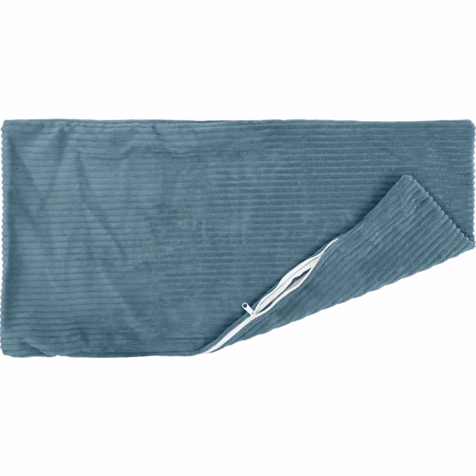 vidaXL Kussensloop 12 st HEERLEN Blauw 40 x 80 cm corduroy, foto 4