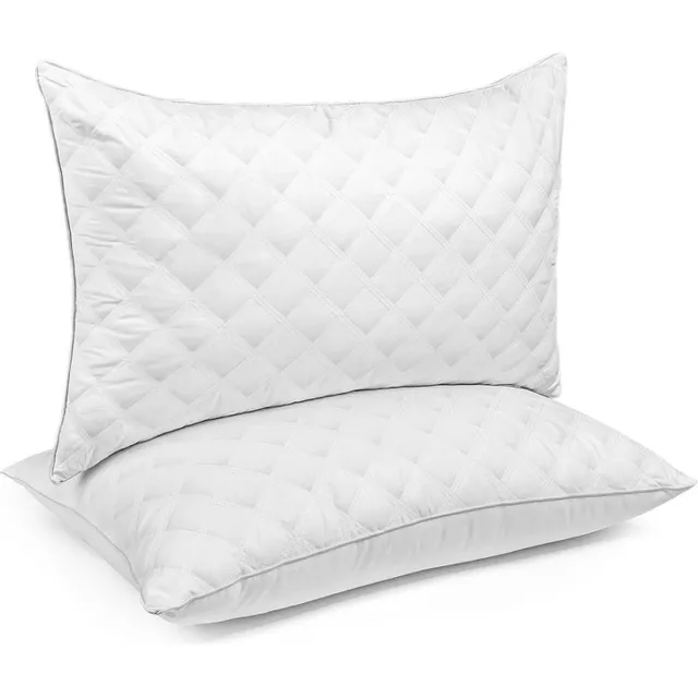 Sormag hoofdkussen set van 2 stuks – 40 x 80 cm - hypoallergeen kussen voor zij, buik- en rugslapers - Verkoelend - Admend – Luxe hotelkwaliteit - Zacht ondersteunend kussen Wit