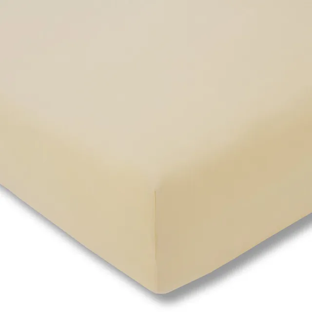 Estella Jersey Hoeslake 200x200 cm - 97% Katoen, 3% Spandex Beige