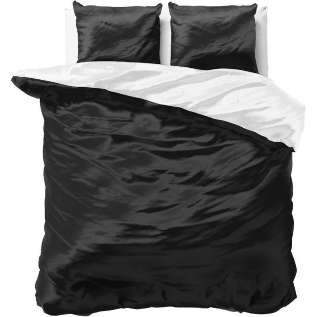 Dreamhouse Twee Kleuren Beauty Skin Care Dekbedovertrekset - 2 kussenslopen - Zwart/Wit