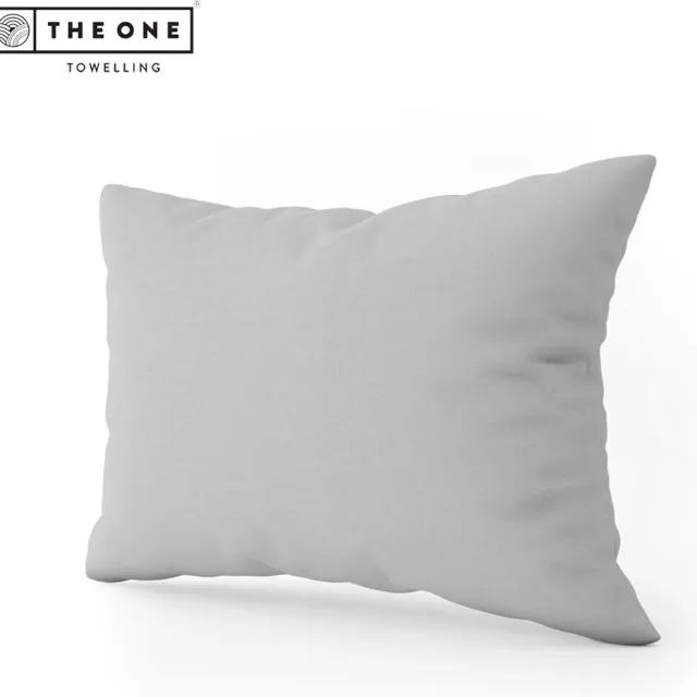 The One Towelling The One Bedding Kussensloop - 60 x 70 cm - Beddengoed - Katoen/Satijn - Lichtgrijs