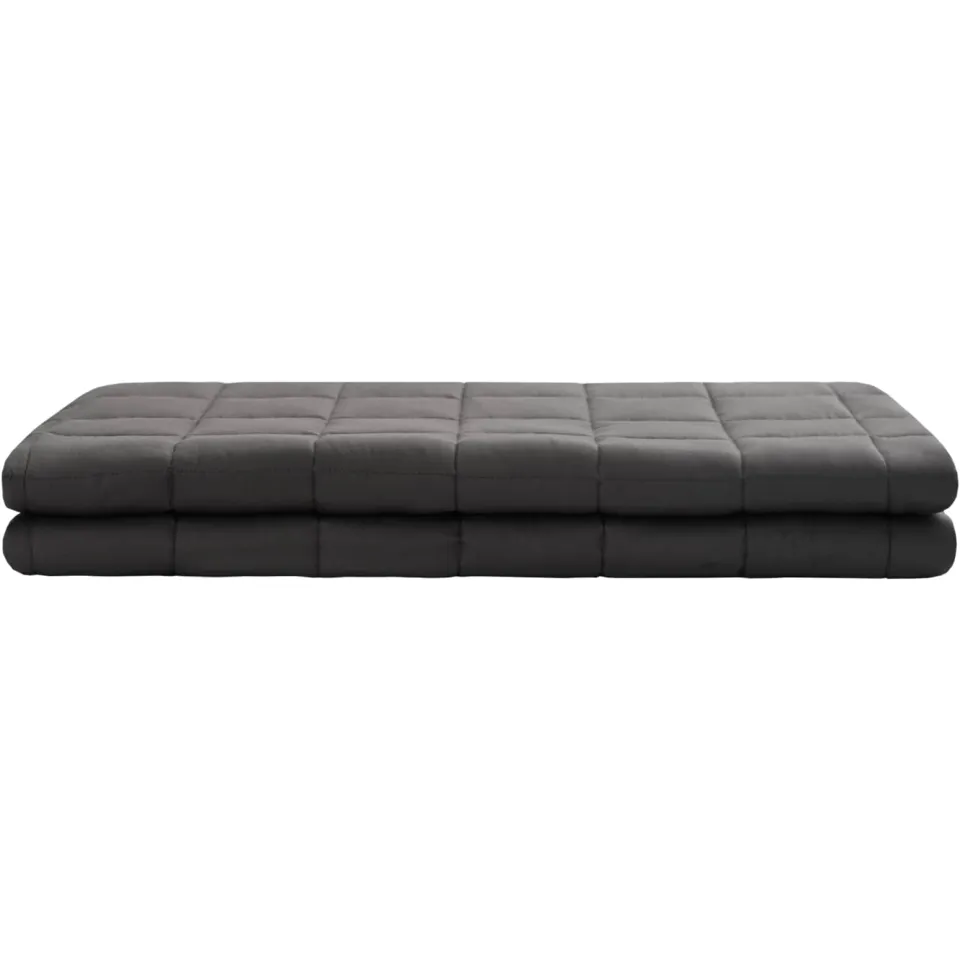 vidaXL Verzwaringsdeken Antraciet 138 x 200 cm 6 kg Stof Anthraciet