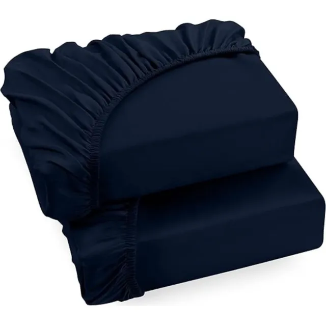 ApexArte® Matrasovertrek 90x200 - Dekbedovertrek - Hoeslaken - Matrasbeschermer - Extra Zacht - Marineblauw