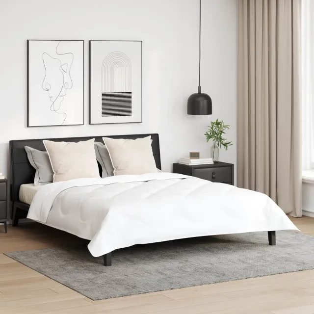 vidaXL Hoofdkussen 2 st 80 x 80 cm Katoen Wit