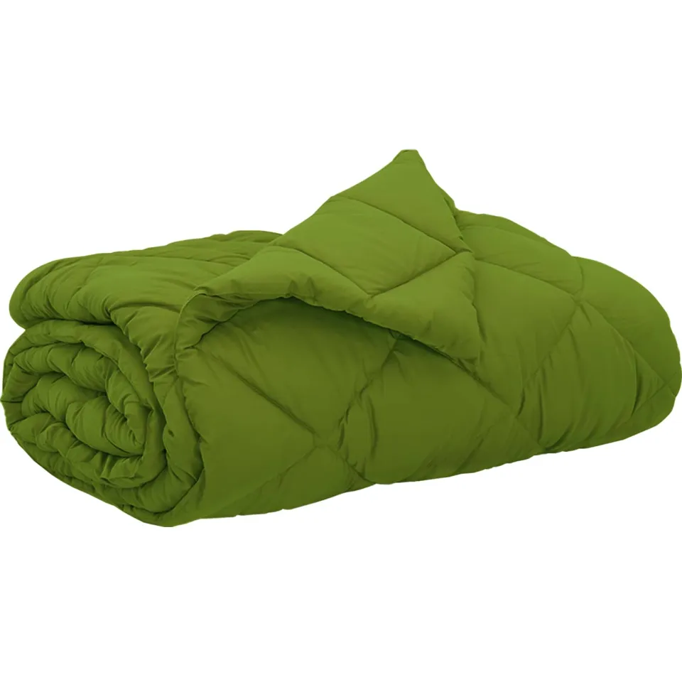 vidaXL Zomer Dekbed 220 x 260 cm 200 gsm Microvezel Groen, foto 3