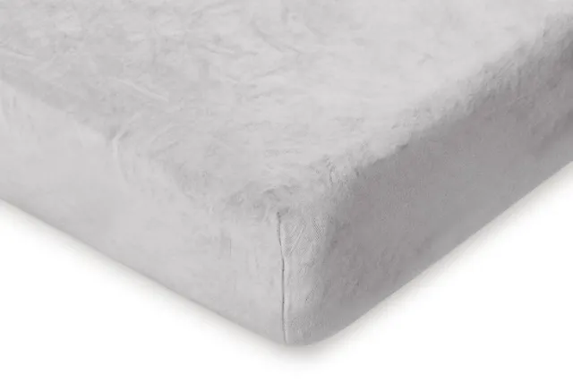 Zohome Flanel Fleece Hoeslaken Pile di Flanella - 90x200 cm - Eenpersoons Hoeslaken - Dove Grey