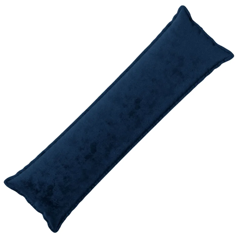 vidaXL Kussensloop HOUTEN Marineblauw 40 x 145 cm Flanel, foto 3