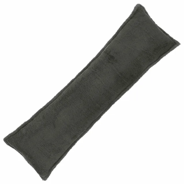 vidaXL Kussensloop HOUTEN Donkergrijs 40 x 145 cm Bouclé