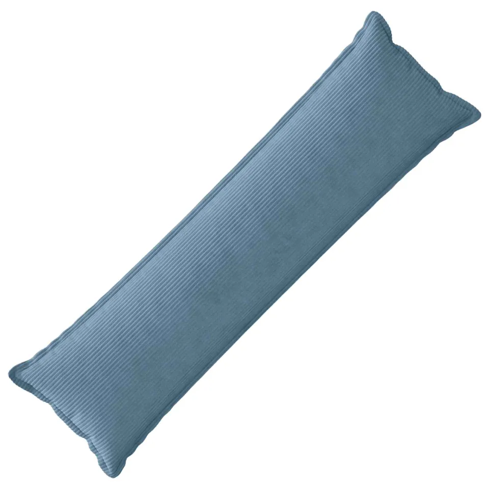 vidaXL Kussensloop HOUTEN Blauw 40 x 145 cm corduroy, foto 3