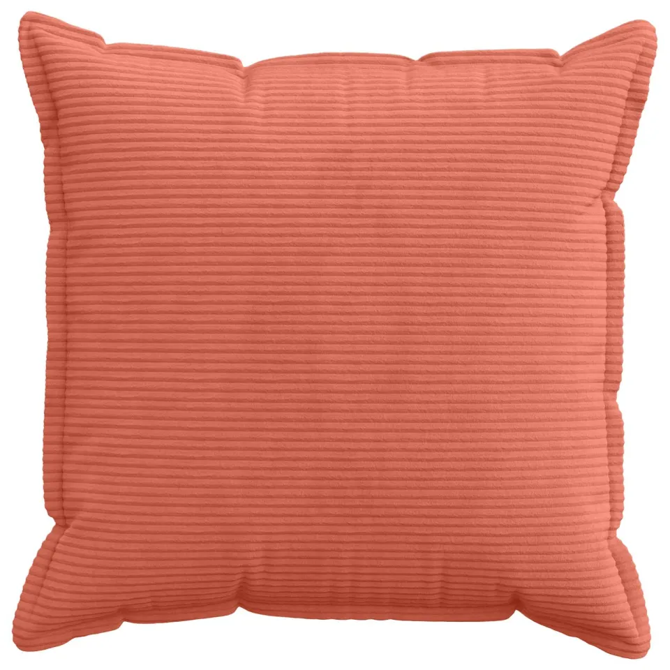 vidaXL Kussensloop 6 st HOUTEN Rood-oranje 65 x 65 cm corduroy Vermiljoen