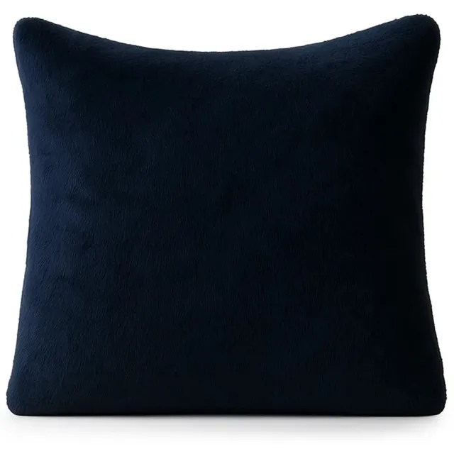 decoware teddy fleece - kussensloop - navy - per stuk - 60x70 cm