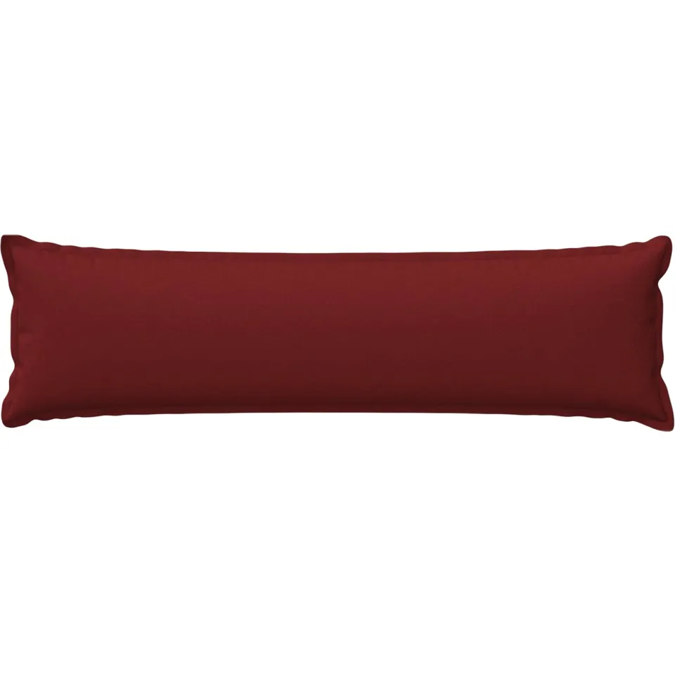 vidaXL Kussensloop 2 st HOUTEN Wijnrood 40 x 145 cm Faux Linnen