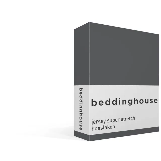 Beddinghouse katoen - Hoeslaken - 140 x 200/220 cm Pocket depth: 40 cm - Grijs