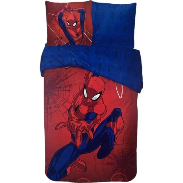 Spider-Man Marvel - Spiderman - Dekbedovertrek - 140 x 200 cm. - Eenpersoons - 100% Katoen Multi