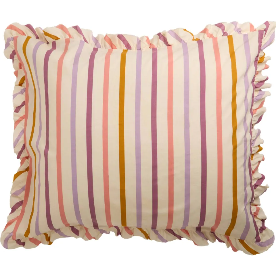 NOUS Living katoenen kussensloop 60x70 cm roze