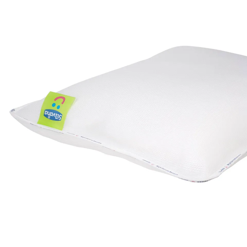 Silvana Synthetisch anti allergisch synthetisch kinderkussen (60x70 cm) wit, foto 3
