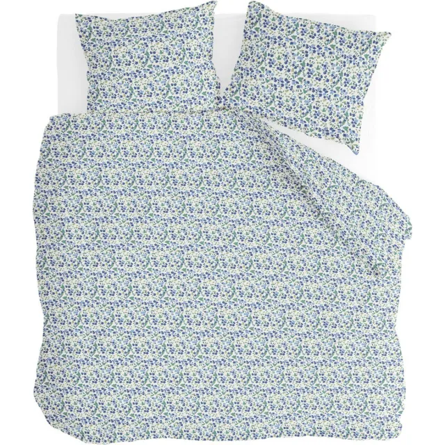 Walra Dekbedovertrek Remade Flower Fairytale - 240x220 - 100% katoen - Blauw