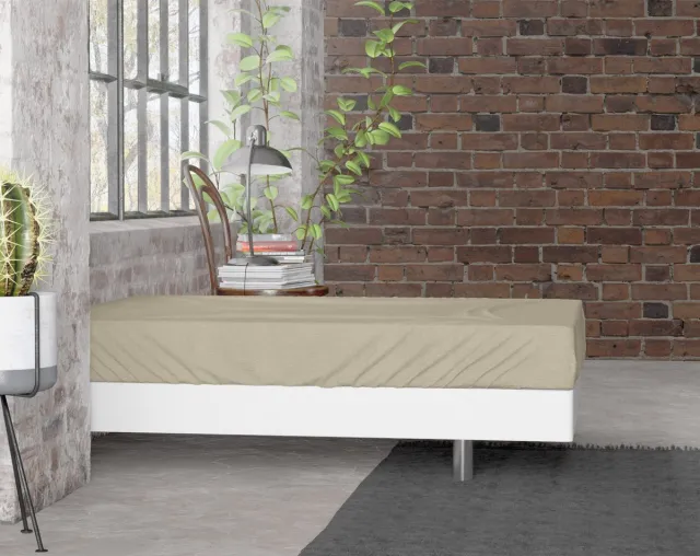 Dreamhouse Flanel Premium Hoeslaken Taupe 180 x 200/210