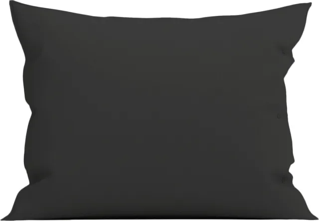 Yellow Percale Kussensloop - Zwart - 60x70cm - Zwart