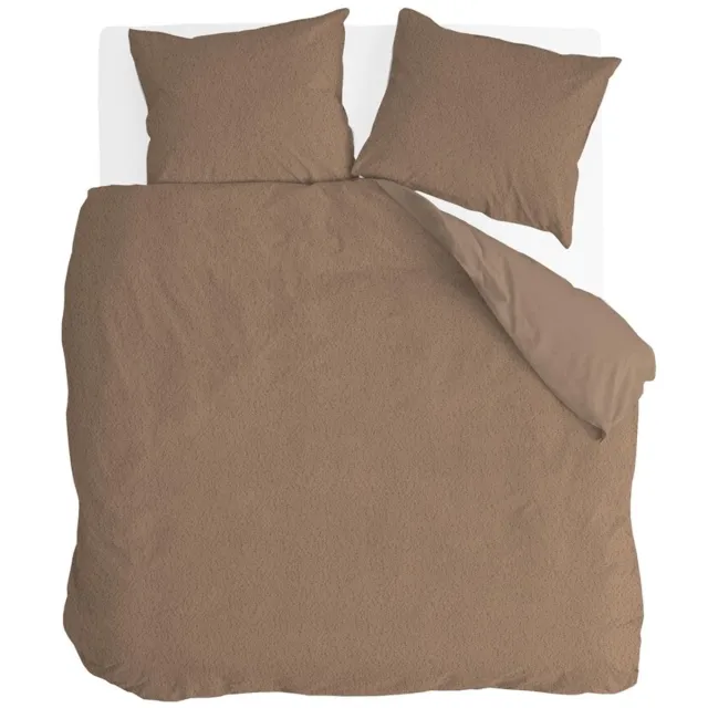 BYRKLUND Dekbedovertrek Soft & Fluffy - 240x220 - 100% Polyester - Taupe
